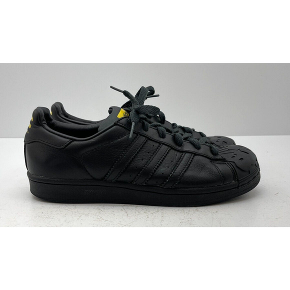 ADIDAS Pharrell Williams Superstar S83347 Men's Shoes US Size 5 1/2 Black - Picture 7 of 11